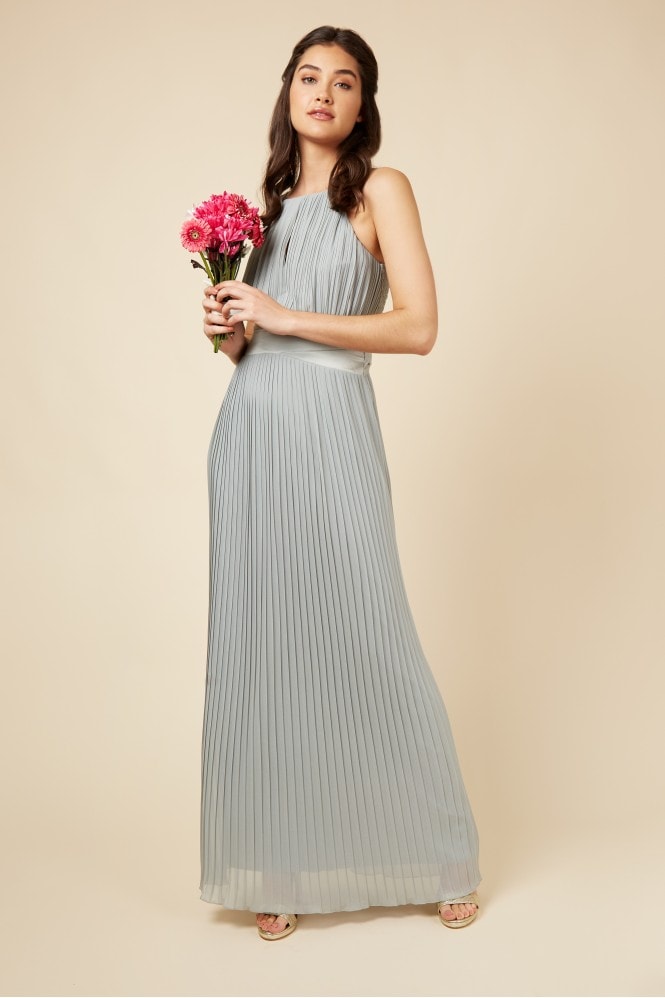 Little Mistress Sage Bridesmaid Dress