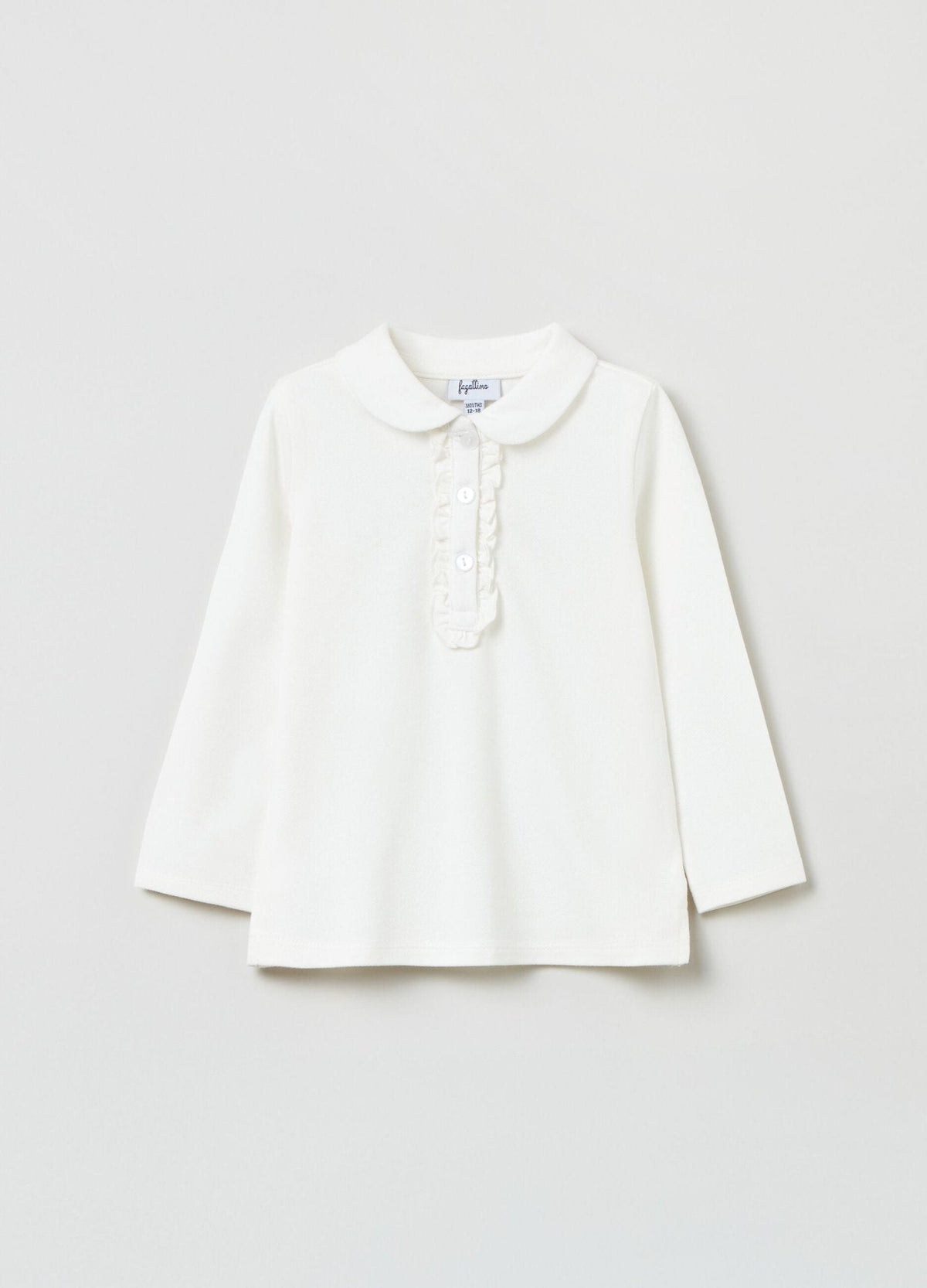 OVS Piquet Polo Shirt With Frills