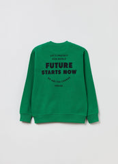 OVS Sweatshirt In Cotton With Printed Lettering